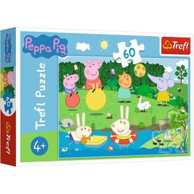 trefl Puzzle Peppa Pig am Teich 60 Teile