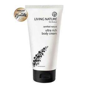 Living Nature certified natural Ultra Rich Body Cream