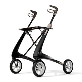 Carbon Ultralight Komfort Rollator schwarz