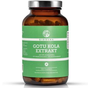 QIDOSHA Gotu Kola Extrakt (Indischer Wassernabel) mit 10% Asiaticosiden