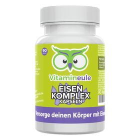 Eisen Komplex Kapseln - Eisenbisglycinat + Vitamin C - Vitamineule®