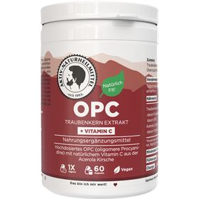 Aktiv Naturheilmittel OPC Traubenkernextrakt Kapseln + Vitamin C