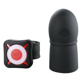 otouch - Super Striker Penisverlängerung mit Vibration - Schwarz