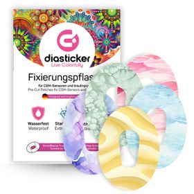 Diasticker® Dexcom G6 Fixiertapes "Cotton Candy Collection"