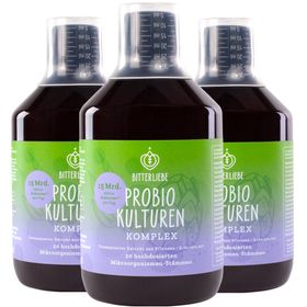 BitterLiebe - Probio Kulturen Komplex - flüssige Darmbakterien mit 15 Milliarden Bakterien