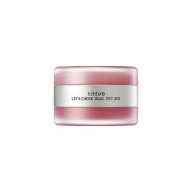 TITTO Lip & Cheek Dual Pot #03 Juicy Smile / Beach Sunny Girl