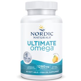 Nordic Naturals Ultimate Omega-3 mit EPA und DHA, hochdosiert, Zitronengeschmack, Weichkapseln
