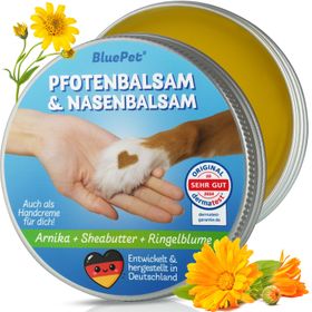 BluePet Pfotenbalsam Hund - Bei rissigen & trockenen Pfoten - Pfotencreme, Natürliche Pfotenpflege