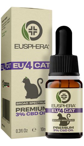 CBD-Öl für das Wohlbefinden von Katzen mit beruhigender Wirkung | EU4CAT - Eusphera