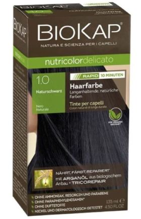 Biokap Naturkosmetik Haarfarbe Naturschwarz 1.0 Duo