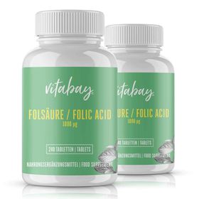 Vitabay Folsäure - Folic Acid - 1000 mcg