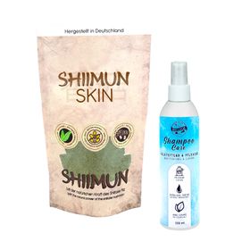 Bellfor Sparset gegen Schuppen beim Hund mit Shiimun Skin und Hundeshampoo Care