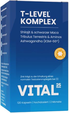 Vital25® T-Level Komplex Kapseln