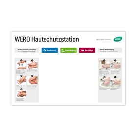 WERO Hautschutzstation für Hautschutz+Hautreinigung+Hautpflege