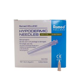 Romed Injektionskanülen 26G x 0.5, steril, 0.45 x 13 mm