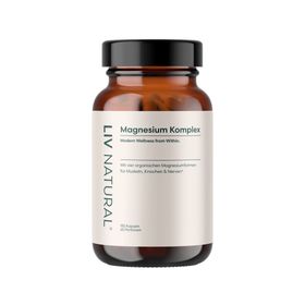 LIV Magnesium Komplex | 4-fach Formel mit Citrat, Glycinat, Malat & Taurat