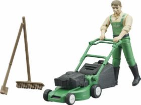 Bruder BWORLD GÃ„RTNER MIT RASENMÃ„HER 62103