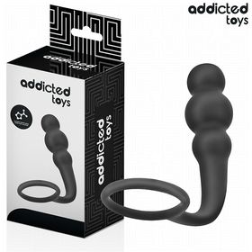 Addicted Toys - Silikon Analplug mit Hodenring