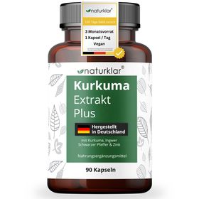Naturklar Kurkuma Extrakt Kapseln