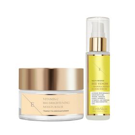 ErthSkin London Vitamin C Bio Brightening Moisturizer + Elixir Serum set