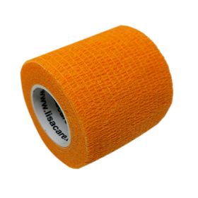 LisaCare selbstklebender Verband - Orange - 5cm x 4,5m
