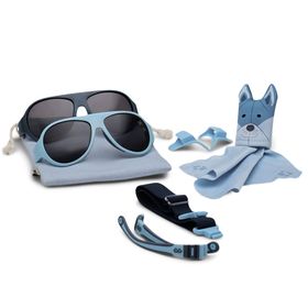 Mokki Click & Change Kinder Sonnenbrille Rahmen Kit UV400 Polarisiert 2-5 Jahre