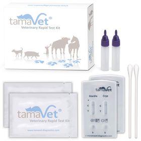 tamaVet Giardien und Cryptosporidium parvum Schnelltest für Hunde und Katzen