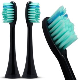 Silodent Schallzahnbürste Midnight Blue. Zahnbürstenköpfe mit antiseptischen Borsten