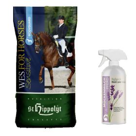 St. Hippolyt WES for Horses - Sensitive Bodyguard + Relax Biocare Mückenmilch für Hunde