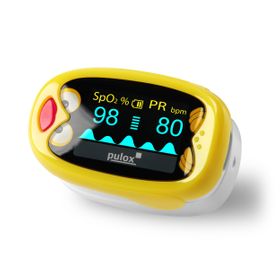 Pulox PO-210B - Akkubetriebenes Kinderpulsoximeter mit Warnfunktion