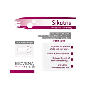 Biovena Health Sikatris Silikonpflaster zur Verbesserung des Erscheinungsbildes