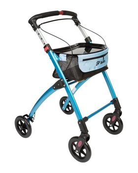 Wohnraum Innen Haus Küchen Rollator JAGUAR leicht faltbar wendig BLAU