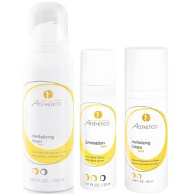 Aesthetico Sparset Revitalizing Foam + Juventation + Revitalizing Cream