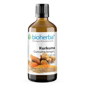 Bioherba Kurkuma Curcuma longa L. Tropfen Tinktur