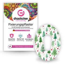 Diasticker® Dexcom G6 Fixiertapes "Forest Glow"