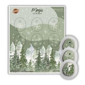 Diasticker® Dexcom G7 Stickerset "Magic of Winter"