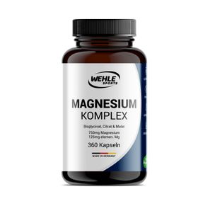 Wehle Magnesium Komplex Bisglycinat, Malat, Citrat