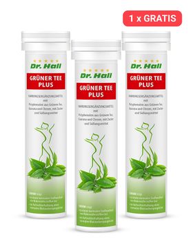 Dr. Hall Grüner Tee Plus Brausetabletten