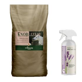 St. Hippolyt Knoblizem Mineral + Relax Biocare Mückenmilch für Pferde