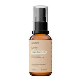 Vitamin D3 K2 Spray – Vegan, Hochdosiert | 2000 I.E. D3 + K2 | 20 ml | Knochen & Immunsystem