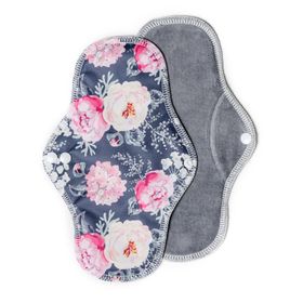 T-TOMI Stoffbinde NIGHT Grey flowers