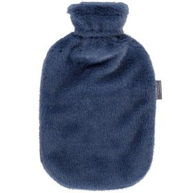 Fashy Wärmflasche mit Flauschbezug in Marmor-Optik