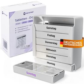 Senomed - Tabletten Organizer - Wochendosierer für 7 Tage