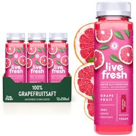 LiveFresh Kaltgepresster Grapefruitsaft (inkl. 3,00€ Einwegpfand)