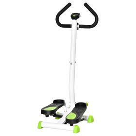 HOMCOM Stepper mit Griff, LCD-Display und einstellbarem Widerstand