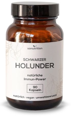 Sanutrition® - Schwarzer Holunder 450 mg