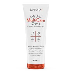 DIAPURA 10% Urea MultiCare Creme für trockene Haut für Körper, Füße & Hände, auch für Diabetiker