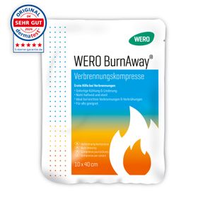 WERO BurnAway Verbrennungskompresse 10 x 40 cm