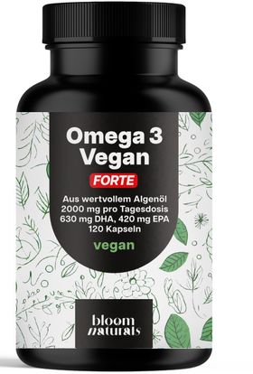 Bloom Naturals Omega 3 Kapseln