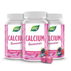 Calcium Gummibärchen für Erwachsene & Kinder I 500 mg Calcium I Wild Berry Geschmack I vegetarisc...